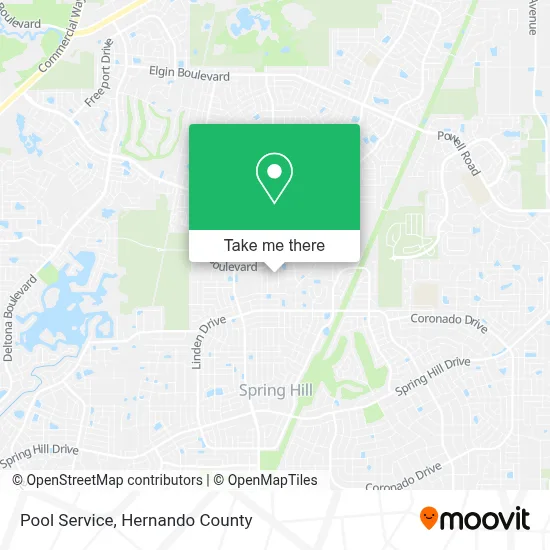 Pool Service map