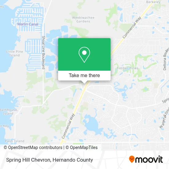 Spring Hill Chevron map