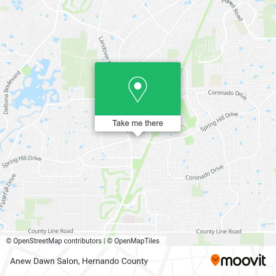 Anew Dawn Salon map