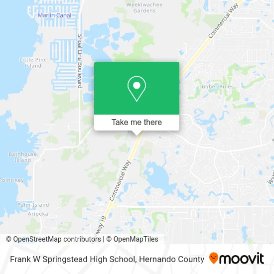 Frank W Springstead High School map