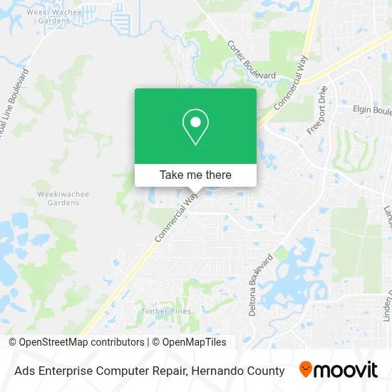 Ads Enterprise Computer Repair map