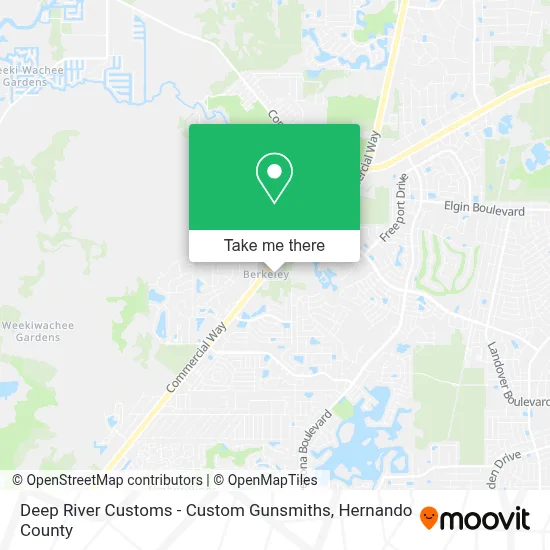 Deep River Customs - Custom Gunsmiths map