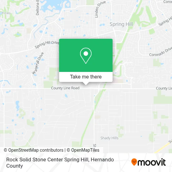 Rock Solid Stone Center Spring Hill map