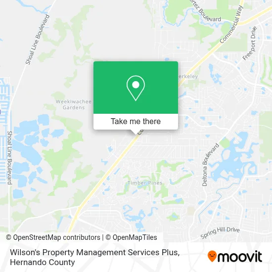 Wilson's Property Management Services Plus map