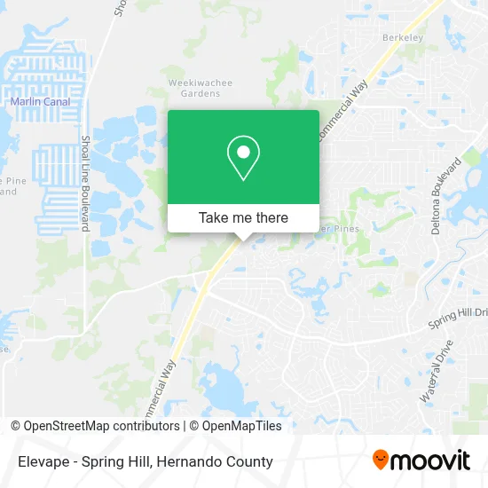 Elevape - Spring Hill map