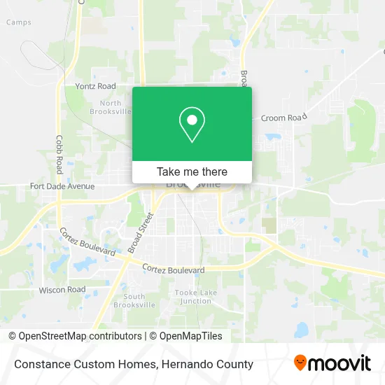 Constance Custom Homes map