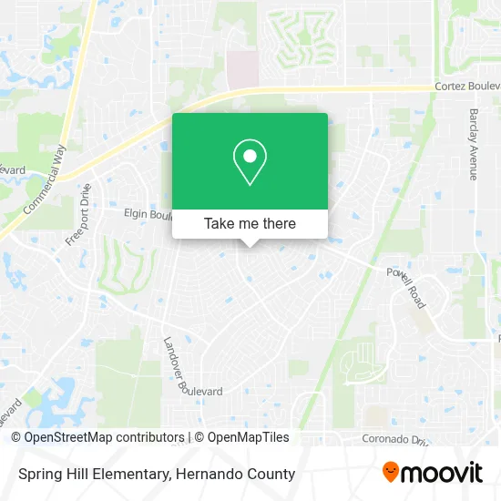 Spring Hill Elementary map
