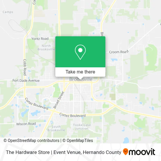 The Hardware Store | Event Venue map