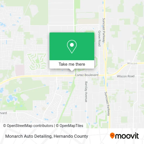 Monarch Auto Detailing map