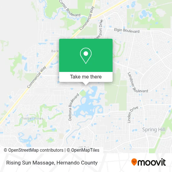 Rising Sun Massage map