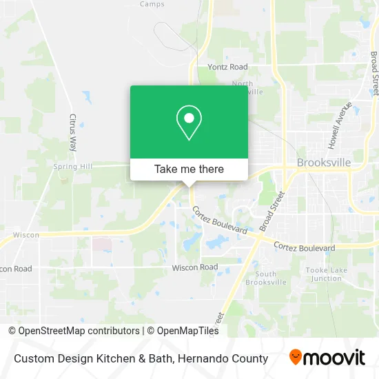 Custom Design Kitchen & Bath map