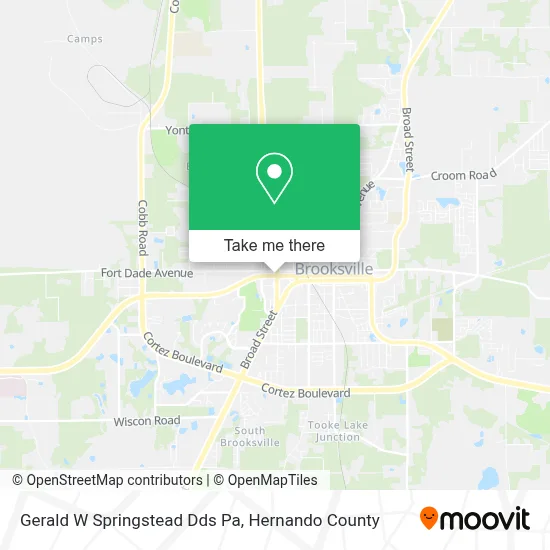 Gerald W Springstead Dds Pa map