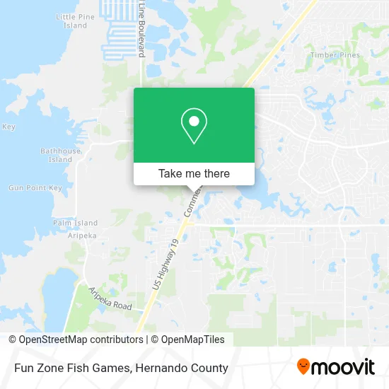 Fun Zone Fish Games map