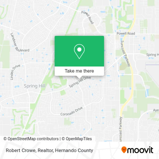 Robert Crowe, Realtor map