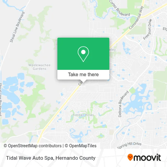 Tidal Wave Auto Spa map