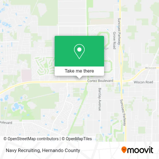 Navy Recruiting map