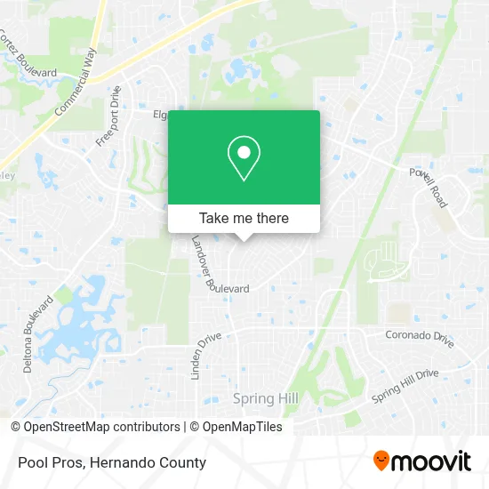 Pool Pros map