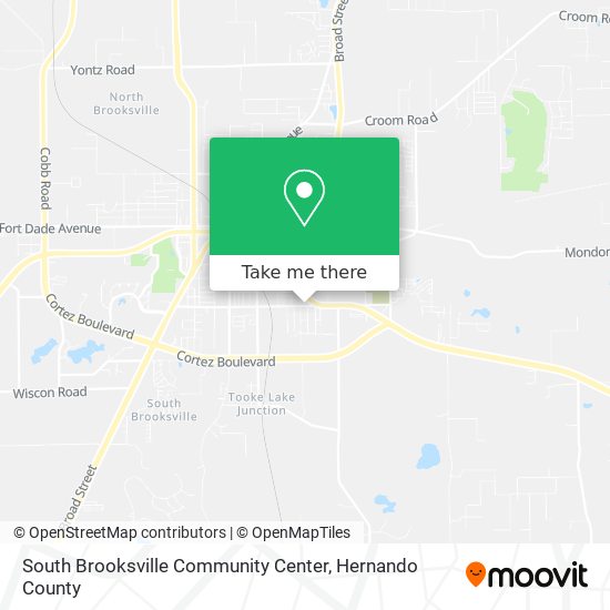 South Brooksville Community Center map