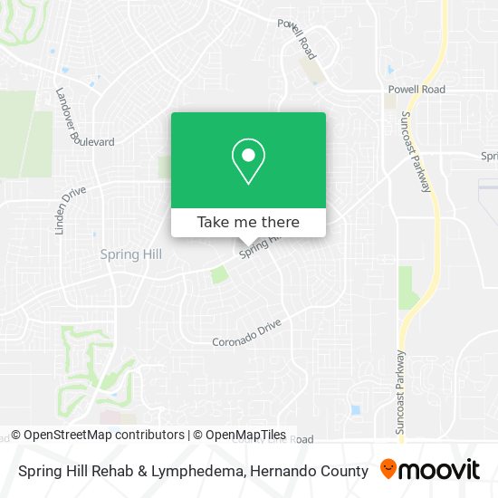 Mapa de Spring Hill Rehab & Lymphedema