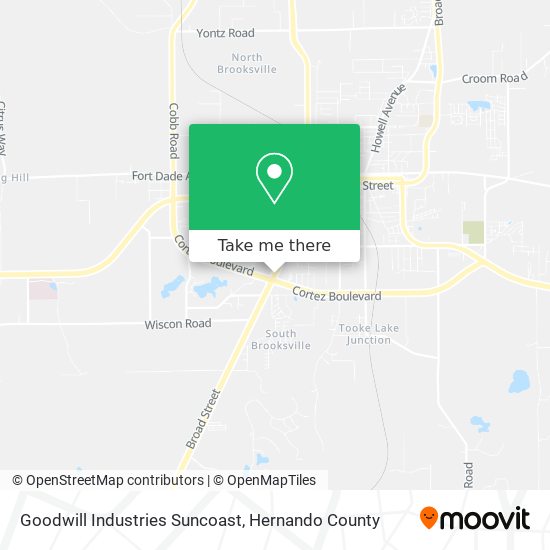 Goodwill Industries Suncoast map