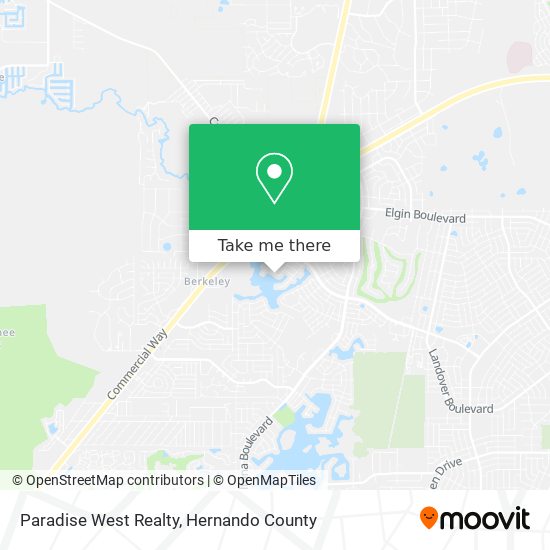 Paradise West Realty map