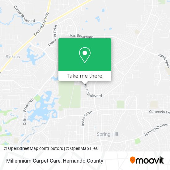 Millennium Carpet Care map