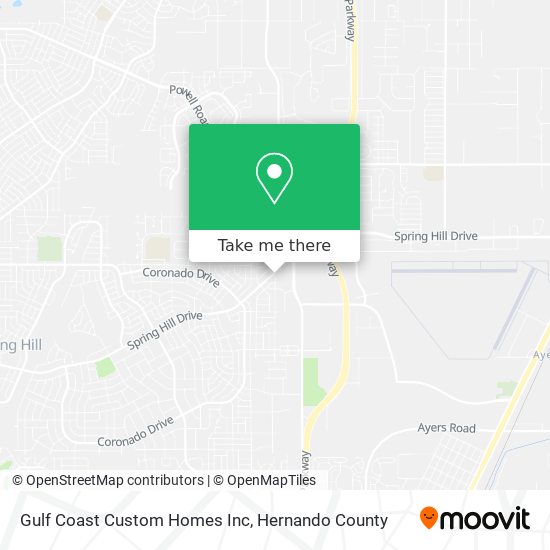 Gulf Coast Custom Homes Inc map