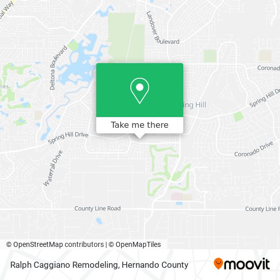 Ralph Caggiano Remodeling map