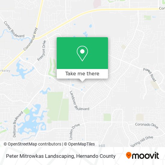 Peter Mitrowkas Landscaping map