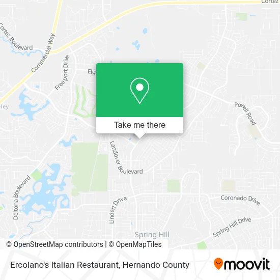 Ercolano's Italian Restaurant map