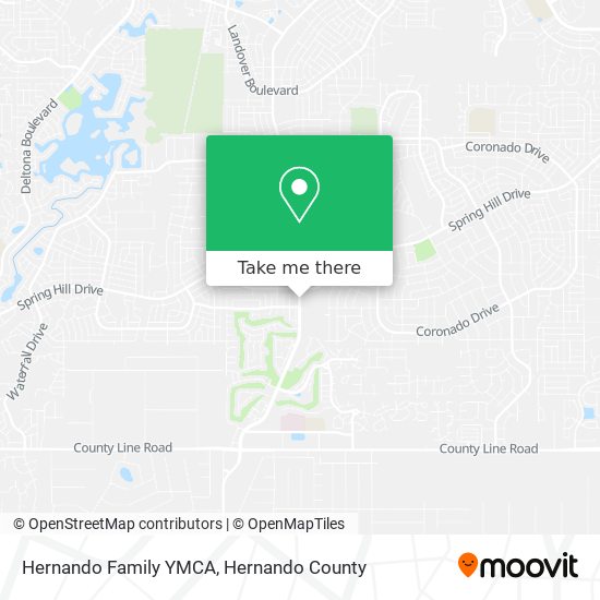 Hernando Family YMCA map