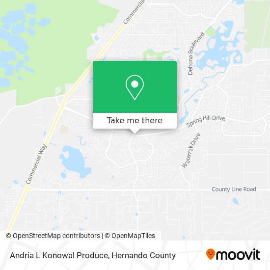 Mapa de Andria L Konowal Produce