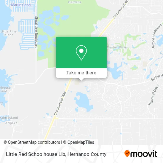 Little Red Schoolhouse Lib map