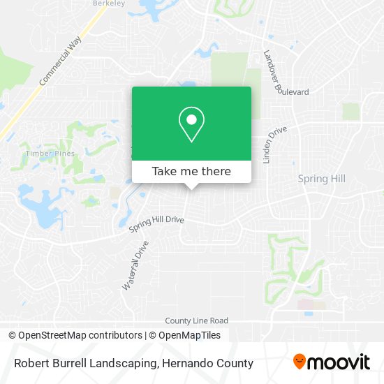 Robert Burrell Landscaping map