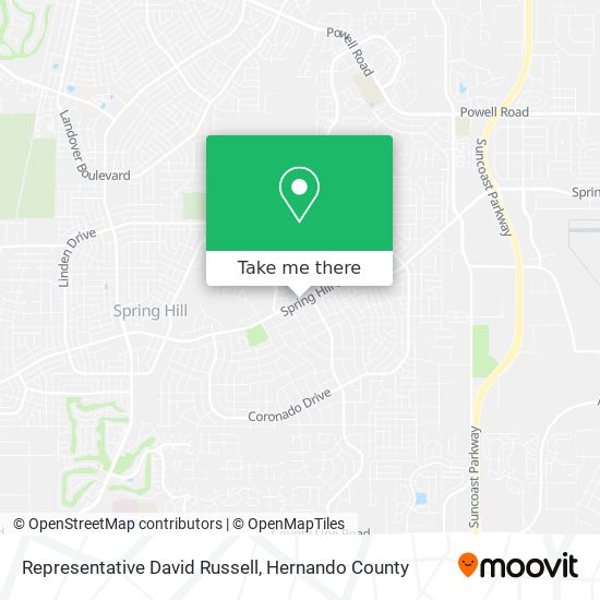 Mapa de Representative David Russell