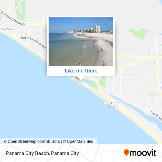 Panama City Beach map