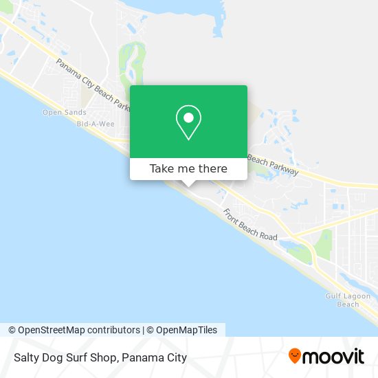 Salty Dog Surf Shop map