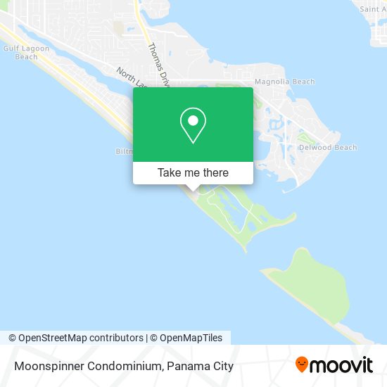 Moonspinner Condominium map