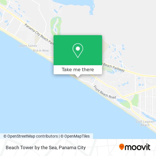 Mapa de Beach Tower by the Sea