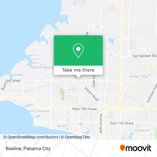 Beeline map