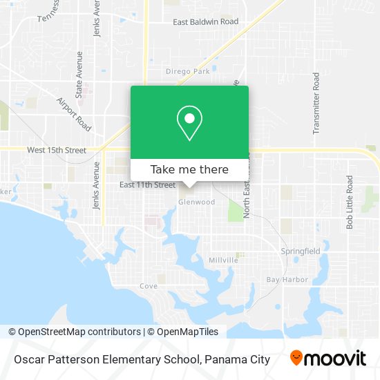 Oscar Patterson Elementary School map
