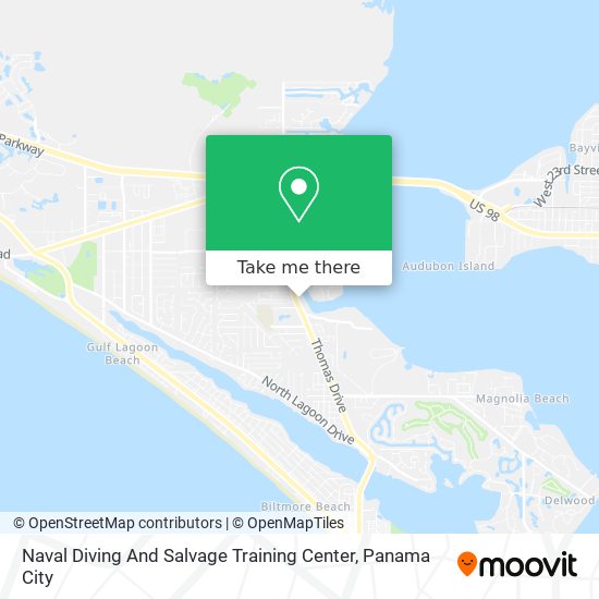 Mapa de Naval Diving And Salvage Training Center