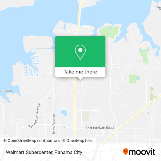 Mapa de Walmart Supercenter