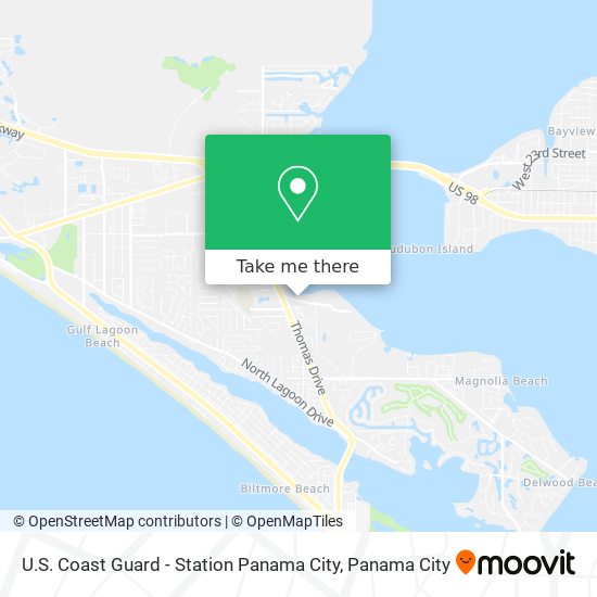 U.S. Coast Guard - Station Panama City map
