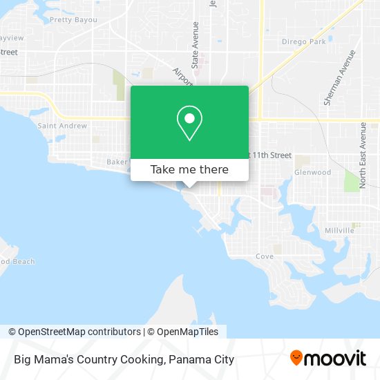 Mapa de Big Mama's Country Cooking