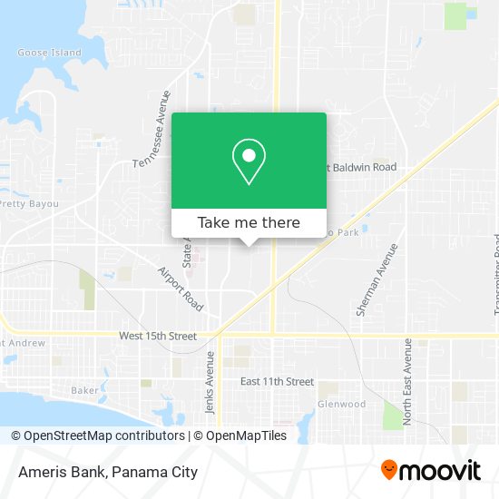 Ameris Bank map