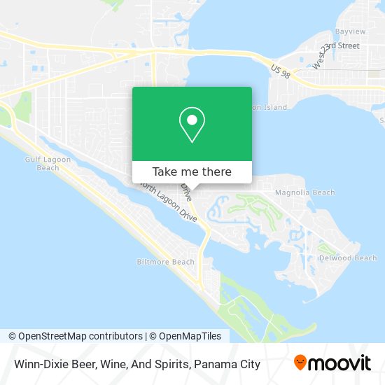 Winn-Dixie Beer, Wine, And Spirits map