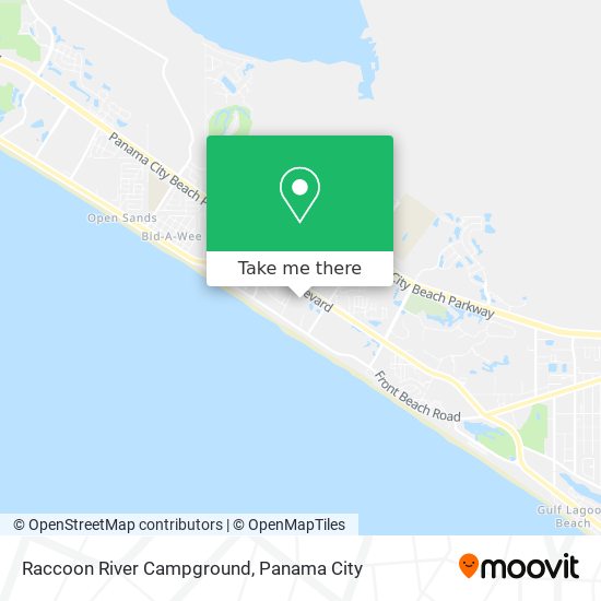 Raccoon River Campground map
