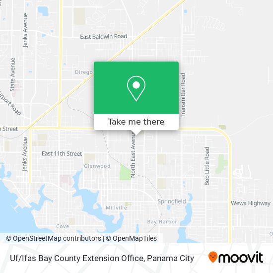 Mapa de Uf / Ifas Bay County Extension Office