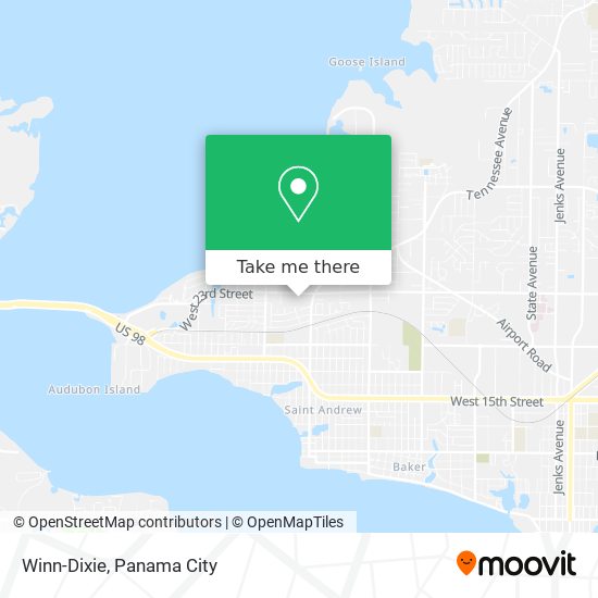 Winn-Dixie map